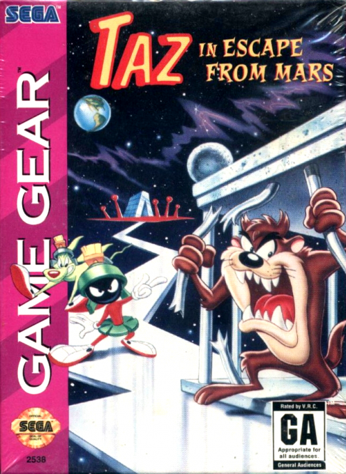 Taz in Escape from Mars