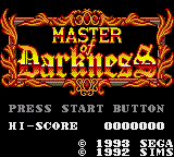 Master of Darkness