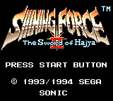 Shining Force - The Sword of Hajya