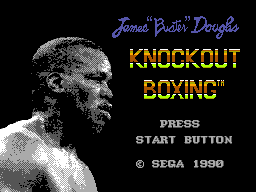 James 'Buster' Douglas Knockout Boxing