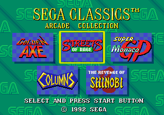 Sega Classics Arcade Collection - Limited Edition