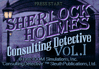 Sherlock Holmes - Consulting Detective
