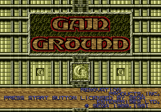 Gain Ground