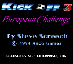 Kick Off 3 - European Challenge