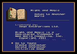 Might and Magic - Gates to Another World