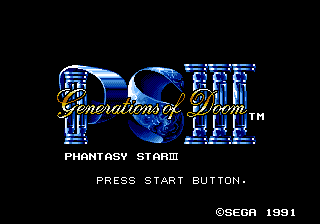 Phantasy Star III - Generations of Doom