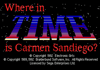Where in Time Is Carmen Sandiego
