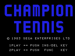 Champion Tennis
